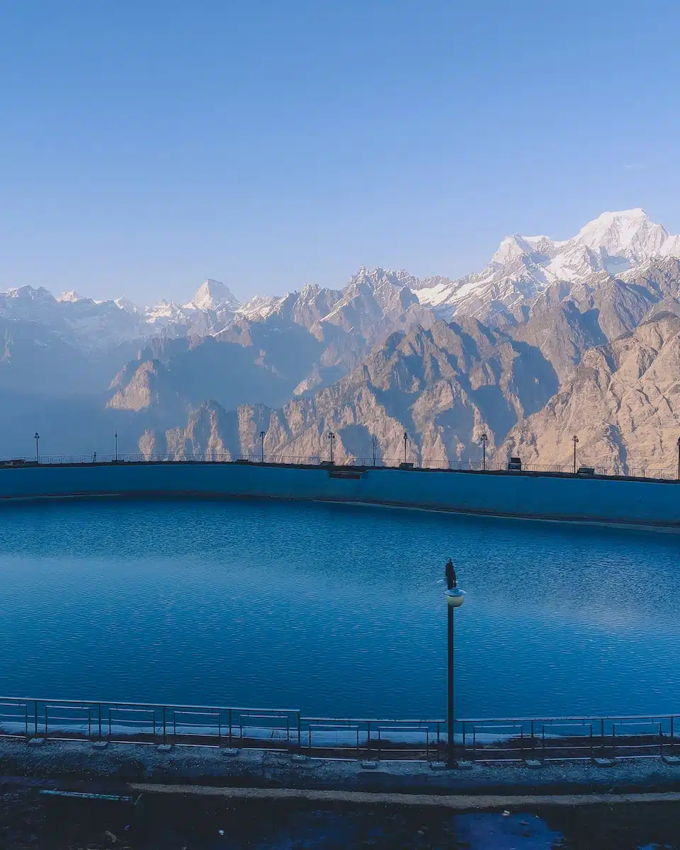 Lake on mountain
