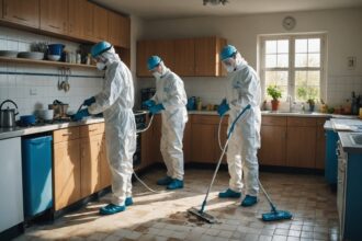 Logement insalubre à Hyères avec déchets et désordre visible