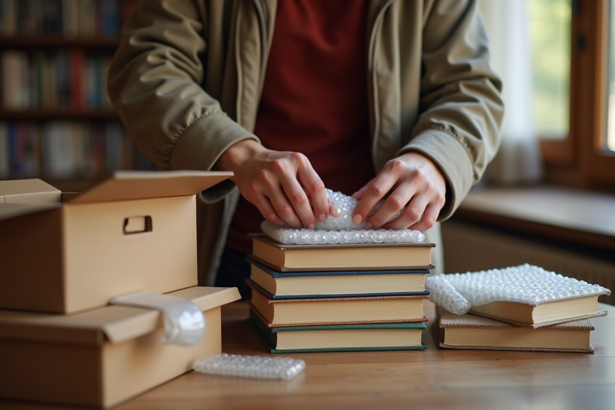 emballage livres