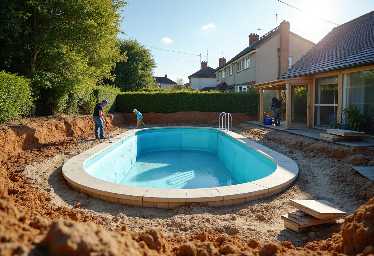 piscine installation