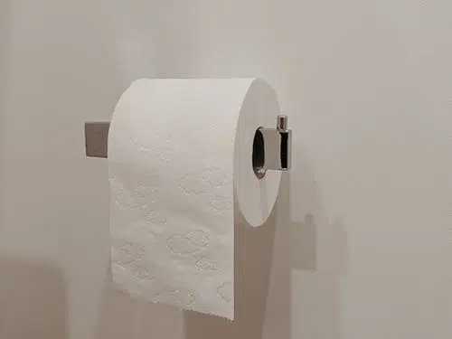 Un porte rouleau de papier toilette